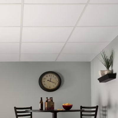 よい価格 600mmのホテルの室内装飾のための正方形の端のギプス ポリ塩化ビニールのタイル オンライン