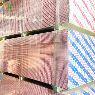 よい価格 卸売 12Mm ギブスム板 乾壁 9.5Mm/10.5Mm/12Mm 燃焼性のない耐火ジプス板 オンライン