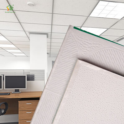 よい価格 現代的な8.5mmPVC偽天井パネル 595X595MmPVC石膏板 室内装飾用天井装飾用 オンライン